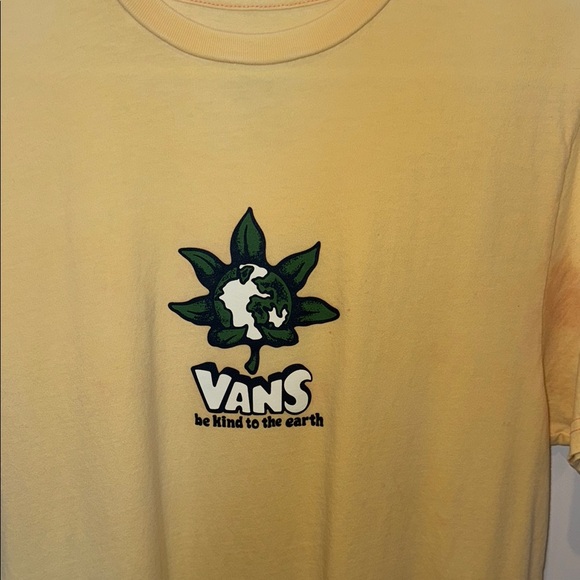Vans Yellow Graphic T-Shirt - Picture 2 of 3